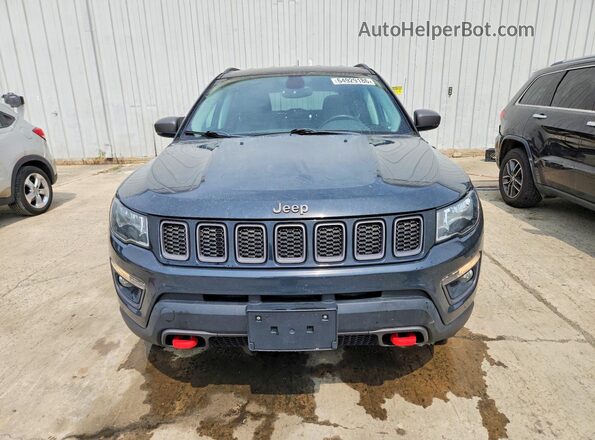 3C4NJDDB5JT174706 2018 JEEP COMPASS Blue Vista frontal
