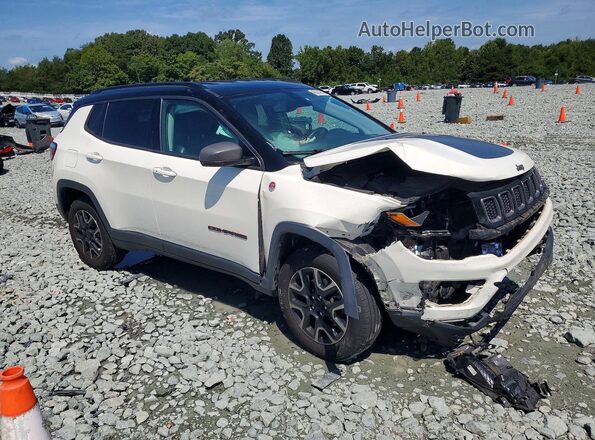 3C4NJDDB5KT721314 2019 JEEP COMPASS White Delantero derecho