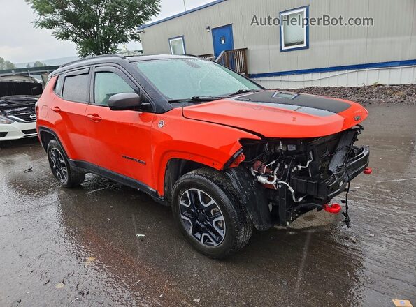 3C4NJDDB5KT727811 2019 JEEP COMPASS Orange Передня права чверть