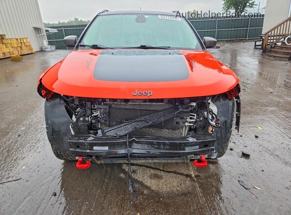 3C4NJDDB5KT727811 2019 JEEP COMPASS Orange Вид спереду