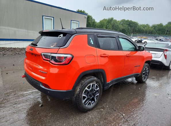 3C4NJDDB5KT727811 2019 JEEP COMPASS Orange Задня права чверть