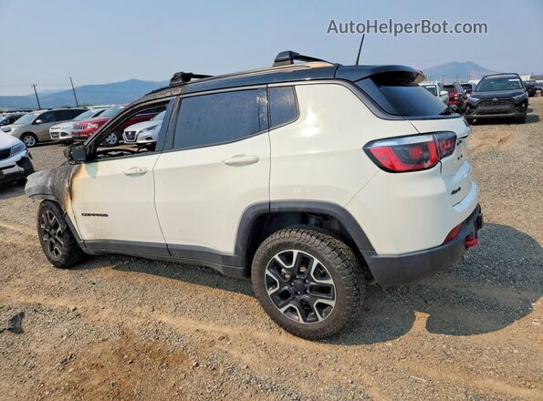 3C4NJDDB5LT116615 2020 JEEP COMPASS White Rear left