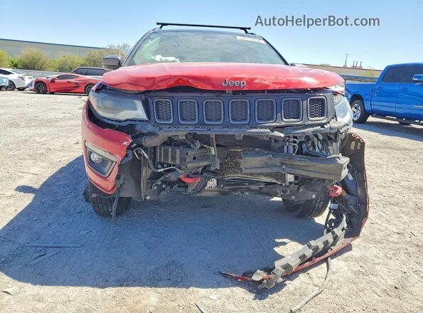 3C4NJDDB5MT552169 2021 JEEP COMPASS Красный Вид спереди