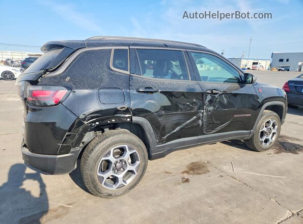 3C4NJDDB5NT100630 2022 JEEP COMPASS Black Trasero derecho