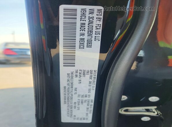 3C4NJDDB5NT100630 2022 JEEP COMPASS Black Vista de la etiqueta del VIN
