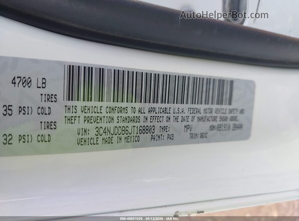 3C4NJDDB6JT168803 2018 JEEP COMPASS White Widok komory silnika