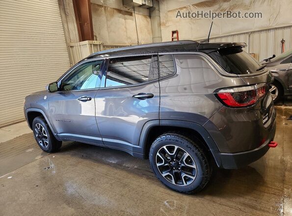3C4NJDDB6MT520038 2021 JEEP COMPASS Gray Հետևի ձախ