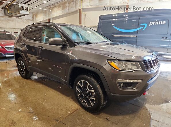 3C4NJDDB6MT520038 2021 JEEP COMPASS Gray Առջևի աջ
