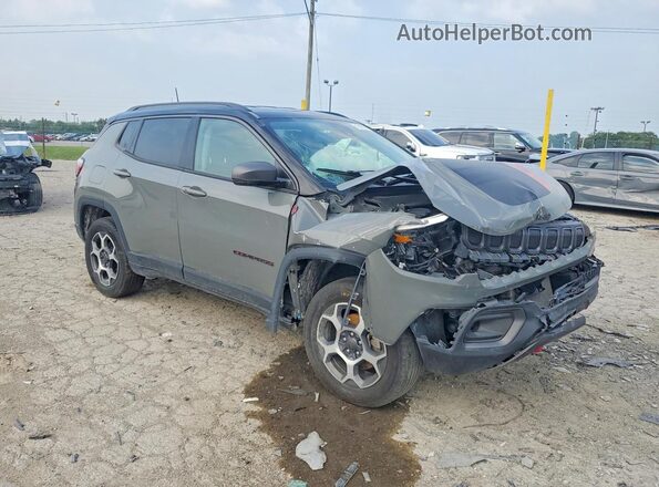 3C4NJDDB6NT171853 2022 JEEP COMPASS Gray Przód prawy