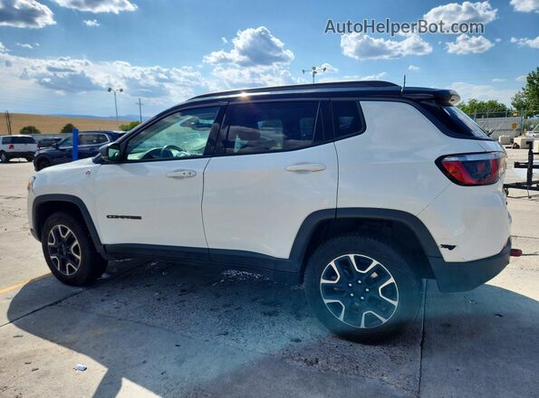3C4NJDDB7LT214609 2020 JEEP COMPASS Белый Задняя левая четверть