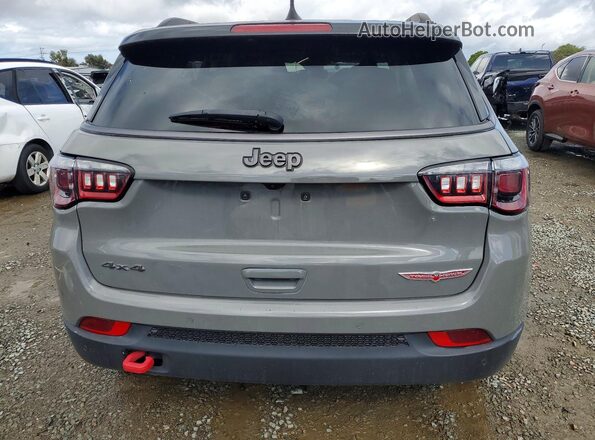 3C4NJDDB7MT589028 2021 JEEP COMPASS Gray Widok z tyłu