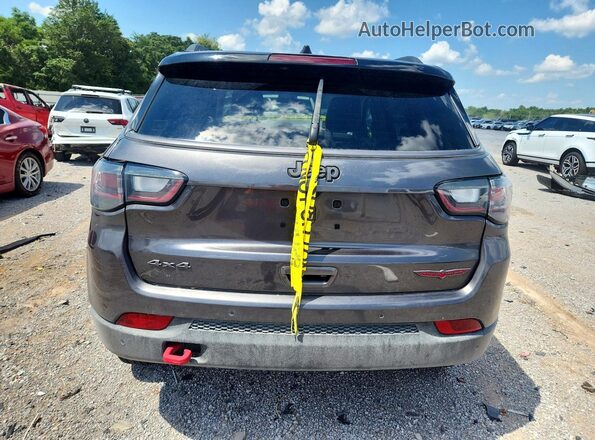 3C4NJDDB7NT158741 2022 JEEP COMPASS Gray Vista trasera
