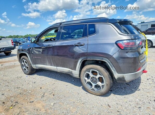 3C4NJDDB7NT158741 2022 JEEP COMPASS Gray Trasero izquierdo