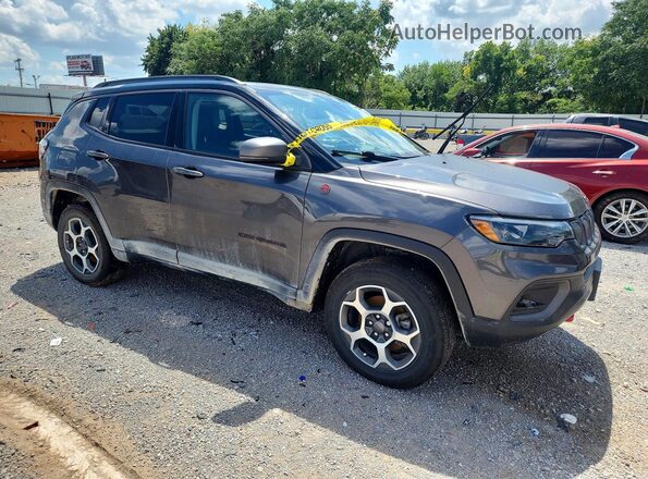 3C4NJDDB7NT158741 2022 JEEP COMPASS Gray Delantero derecho