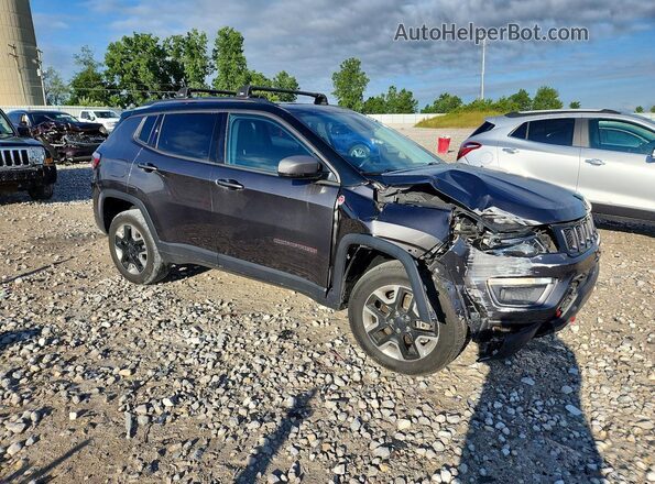 3C4NJDDB8JT231089 2018 JEEP COMPASS Черный Передняя правая четверть