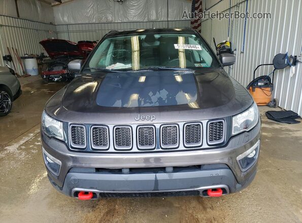 3C4NJDDB8JT479164 2018 JEEP COMPASS Gray Vista frontal
