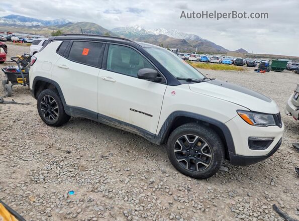 3C4NJDDB8KT618274 2019 JEEP COMPASS White Передня права чверть