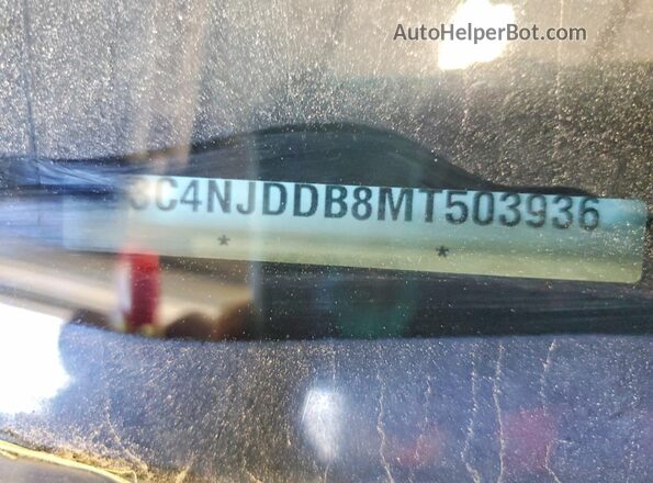 3C4NJDDB8MT503936 2021 JEEP COMPASS Two Tone VIN կոդի պիտակի տեսք