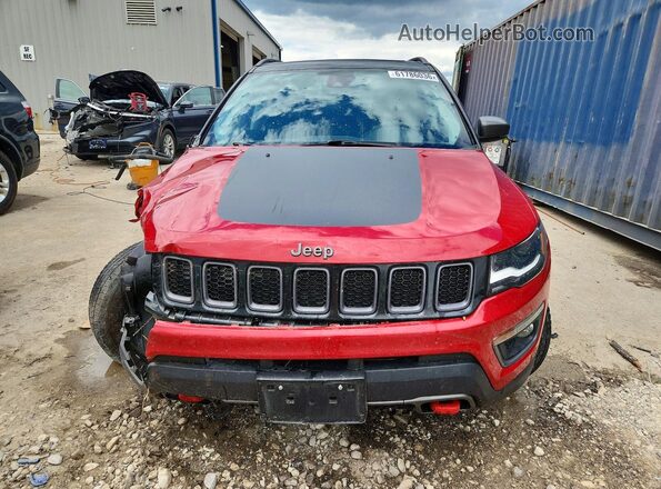 3C4NJDDB9JT151171 2018 JEEP COMPASS Red წინა ხედი