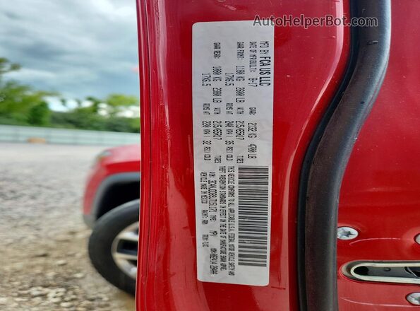3C4NJDDB9JT151171 2018 JEEP COMPASS Red სალონის 360-გრადუსიანი ხედი