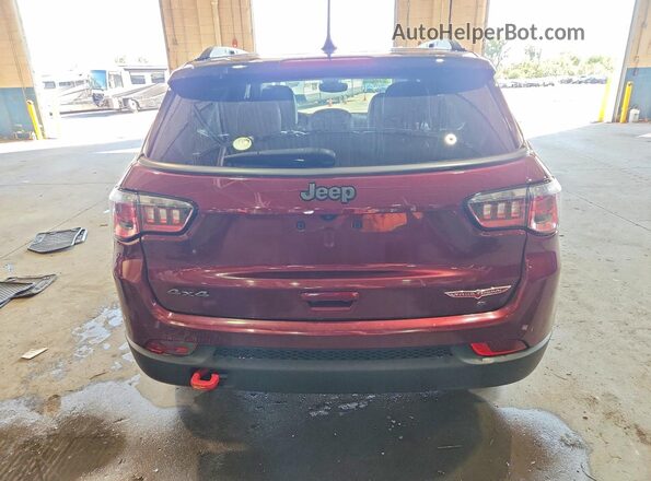 3C4NJDDB9MT583540 2021 JEEP COMPASS Красный Вид сзади