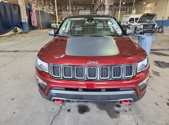 3C4NJDDB9MT583540 2021 JEEP COMPASS Красный Панорамный вид салона 360°