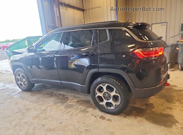 3C4NJDDB9NT166744 2022 JEEP COMPASS Black Հետևի ձախ