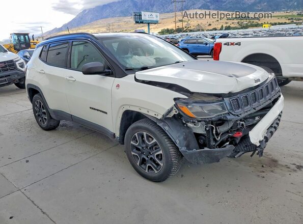 3C4NJDDBXKT790466 2019 JEEP COMPASS White Передня права чверть