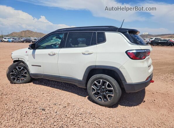 3C4NJDDBXMT600622 2021 JEEP COMPASS White Հետևի ձախ