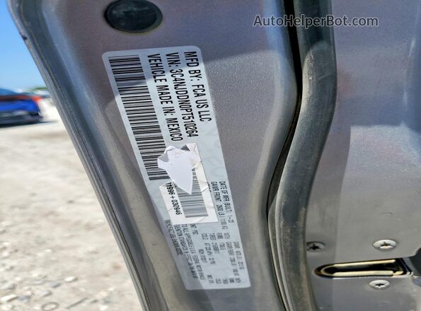 3C4NJDDN0PT510264 2023 JEEP COMPASS Gray VIN კოდის სტიკერის ხედი