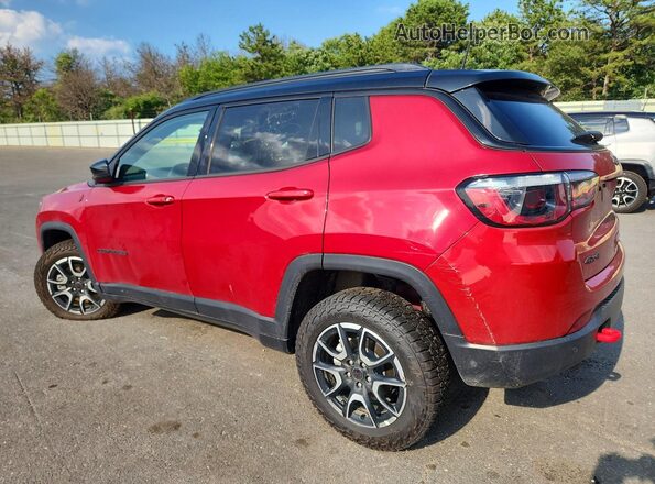 3C4NJDDN0ST559165 2025 JEEP COMPASS Красный Задняя левая четверть