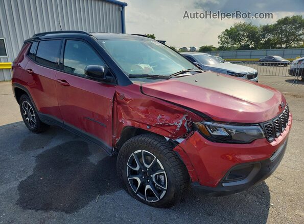 3C4NJDDN0ST559165 2025 JEEP COMPASS Красный Передняя правая четверть