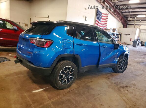 3C4NJDDN2RT105929 2024 JEEP COMPASS Blue Задня права чверть