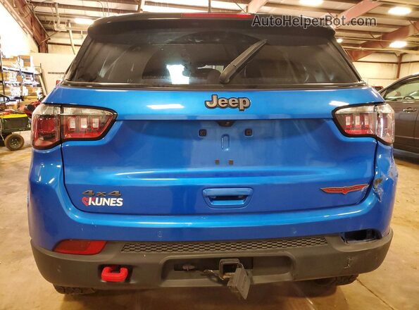 3C4NJDDN2RT105929 2024 JEEP COMPASS Blue Вид ззаду