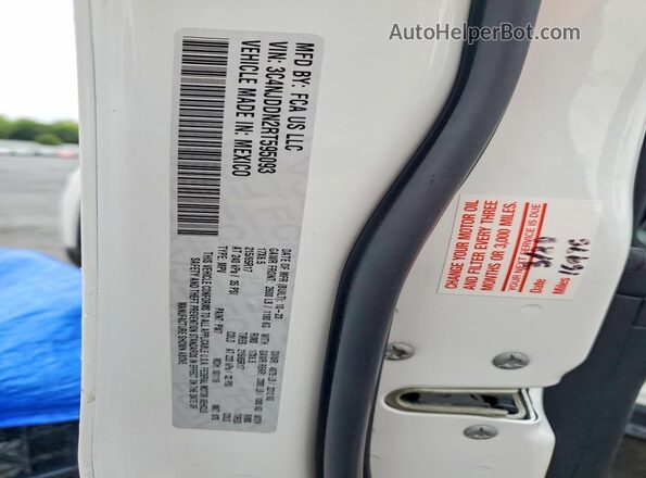 3C4NJDDN2RT595093 2024 JEEP COMPASS White Вид наклейки з VIN-кодом