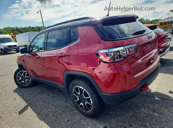 3C4NJDDN3ST556700 2025 JEEP COMPASS Red უკანა მარცხენა