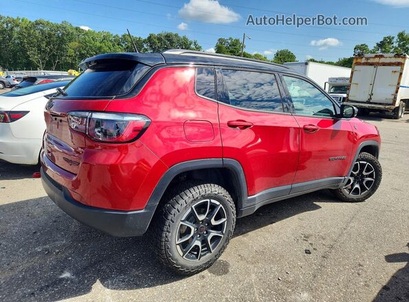 3C4NJDDN3ST556700 2025 JEEP COMPASS Red უკანა მარჯვენა