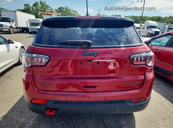 3C4NJDDN3ST556700 2025 JEEP COMPASS Red უკანა ხედი