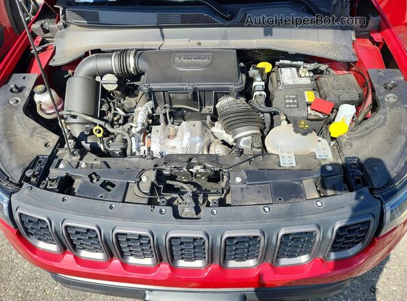 3C4NJDDN3ST556700 2025 JEEP COMPASS Red ძრავის განყოფილების ხედი