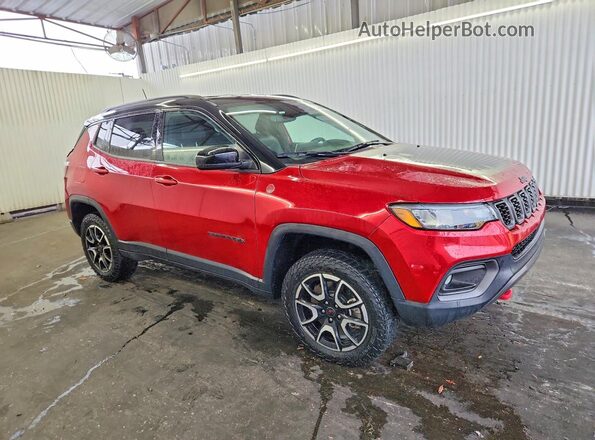 3C4NJDDN5ST532446 2025 JEEP COMPASS Red Front right