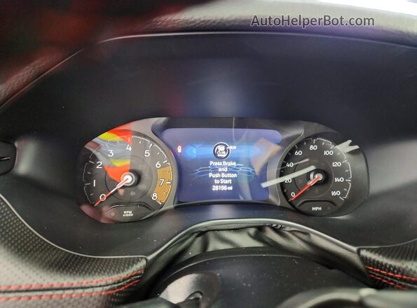 3C4NJDDN5ST532446 2025 JEEP COMPASS Red Instrument cluster view