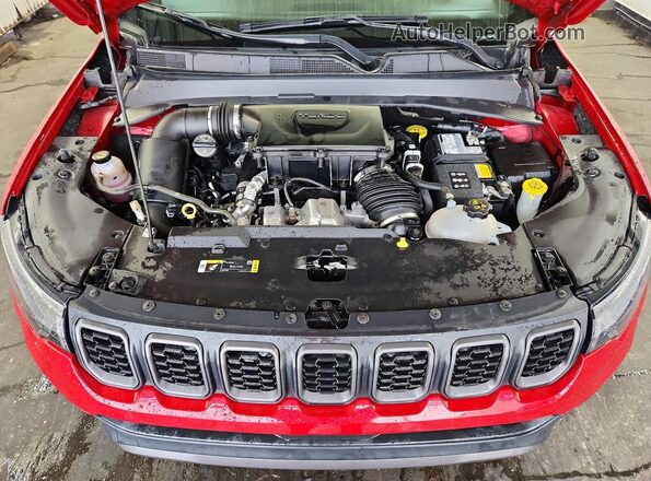 3C4NJDDN5ST532446 2025 JEEP COMPASS Red Engine compartment view