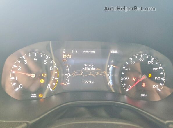 3C4NJDDN5ST558772 2025 JEEP COMPASS Белый Вид щитка приборов