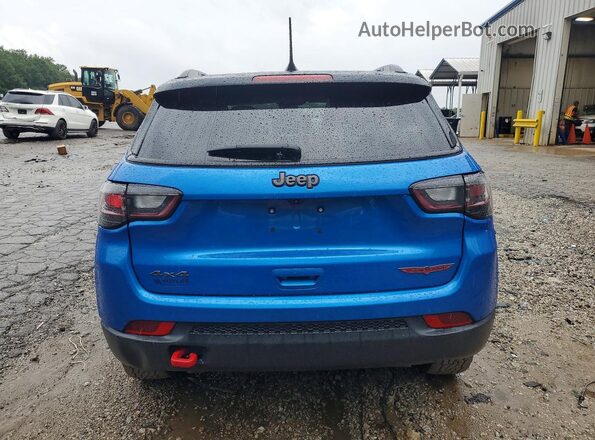 3C4NJDDN6PT506297 2023 JEEP COMPASS Синий Вид сзади