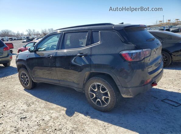 3C4NJDDN6RT137489 2024 JEEP COMPASS Black უკანა მარცხენა