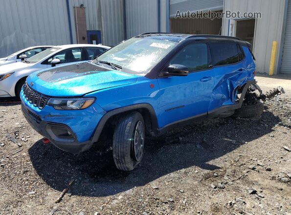 3C4NJDDN8ST532750 2025 JEEP COMPASS Blue Սալոնի 360 աստիճան տեսք