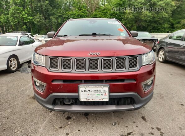 3C4NJDEB0MT563188 2021 JEEP COMPASS Red Vista frontal