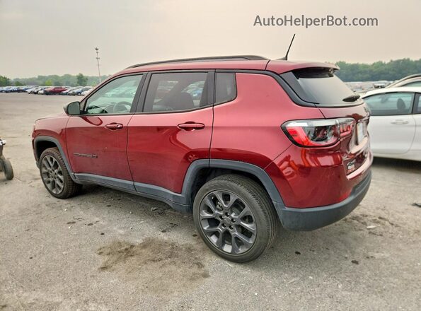 3C4NJDEB0MT563188 2021 JEEP COMPASS Red Trasero izquierdo