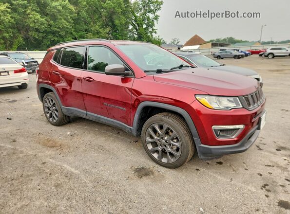 3C4NJDEB0MT563188 2021 JEEP COMPASS Red Delantero derecho