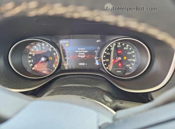 3C4NJDEB5MT591889 2021 JEEP COMPASS Black Widok zestawu wskaźników